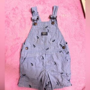 OshKosh B'gosh Embroidered Blue Overalls